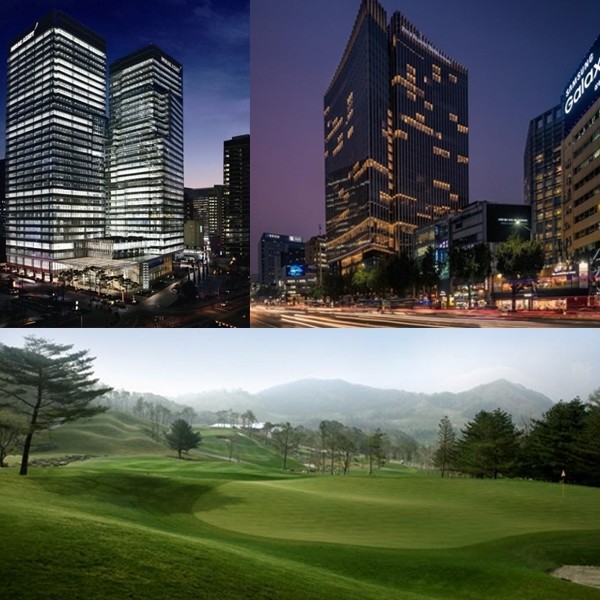 사진 출처: 센터원, 포시즌 호텔, 홍천 블루마운틴CC 홈페이지 및 자료사진.