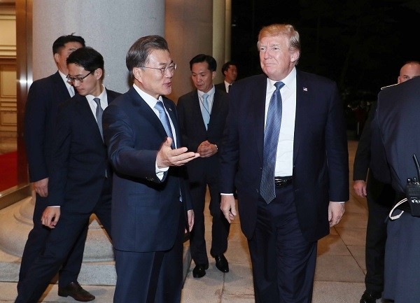 문재인 대통령과 도널드 트럼프 미국 대통령. (사진=newsis)